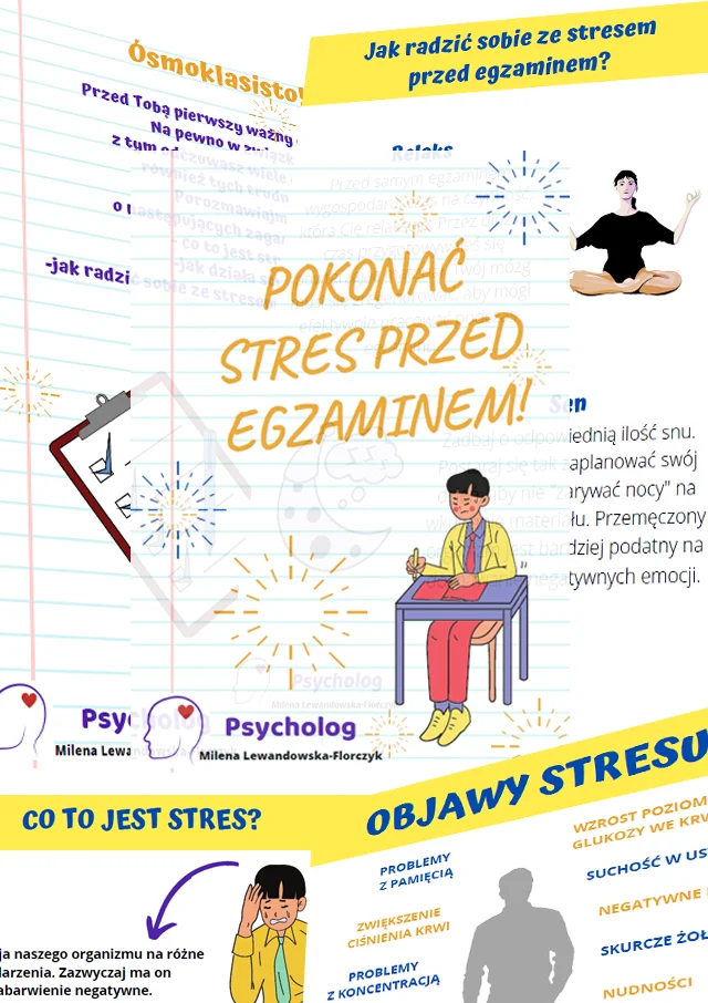 Pokonać stres przed egzaminem ósmoklasisty