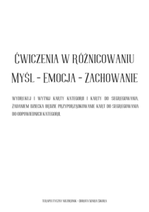 Dorota Maria Sikora - Terapeutyczny Niezbędnik część 1-39 Terapeutyczny Niezbędnik 8