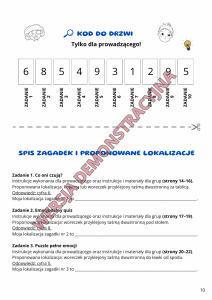 Escape room. Emocje i uczucia 6-9 lat 10