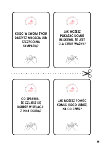Gra planszowa Porozmawiajmy o miłości. Dla uczniów klas 4-8 i starszych 25 Gra planszowa Porozmawiajmy o miłości. Dla uczniów klas 4-8 i starszych 25