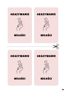 Gra planszowa Porozmawiajmy o miłości. Dla uczniów klas 4-8 i starszych 48 Gra planszowa Porozmawiajmy o miłości. Dla uczniów klas 4-8 i starszych 48