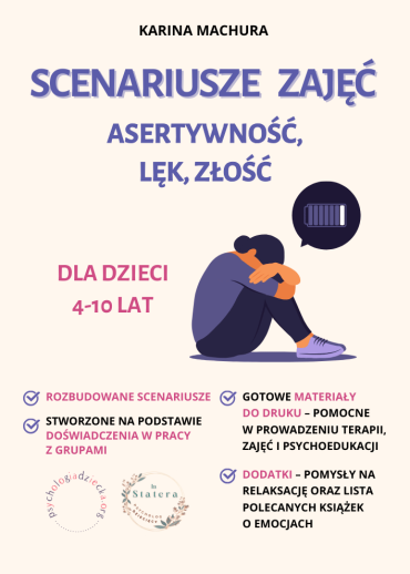 Scenariusze zajęć dla dzieci w wieku 4-10 lat. Asertywność, złość, lęk 1