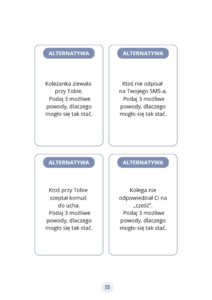 Zestaw terapeutyczny radzę sobie z nieśmiałością i lękiem społecznym 23