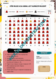 ESCAPE ROOM – Wakacyjna tajemnica kina (dla młodzieży 10+) 10 ESCAPE ROOM - Wakacyjna tajemnica kina (dla młodzieży 10+) 10