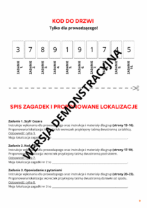 Escape room. Co zamiast scrollowania Gra zagadkowa dla młodzieży 9 Escape room. Co zamiast scrollowania Gra zagadkowa dla młodzieży 9