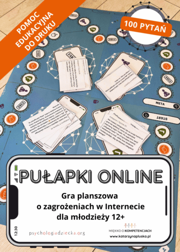 Pułapki Online. Gra planszowa o zagrożeniach w internecie dla młodzieży 1