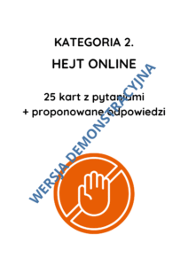 Pułapki Online. Gra planszowa o zagrożeniach w internecie dla młodzieży 8 Pułapki Online. Gra planszowa o zagrożeniach w internecie dla młodzieży 8